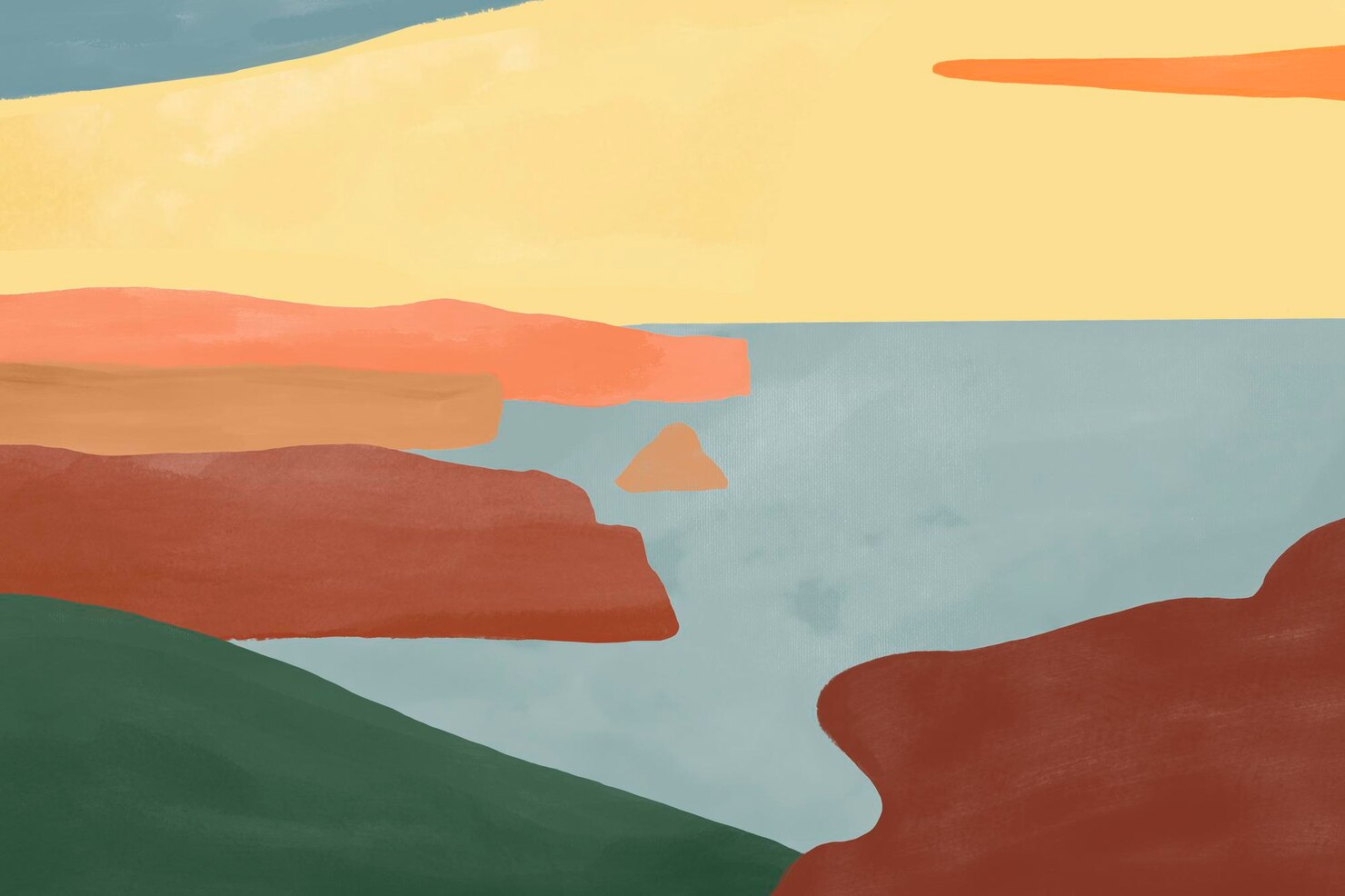 Landscape abstak